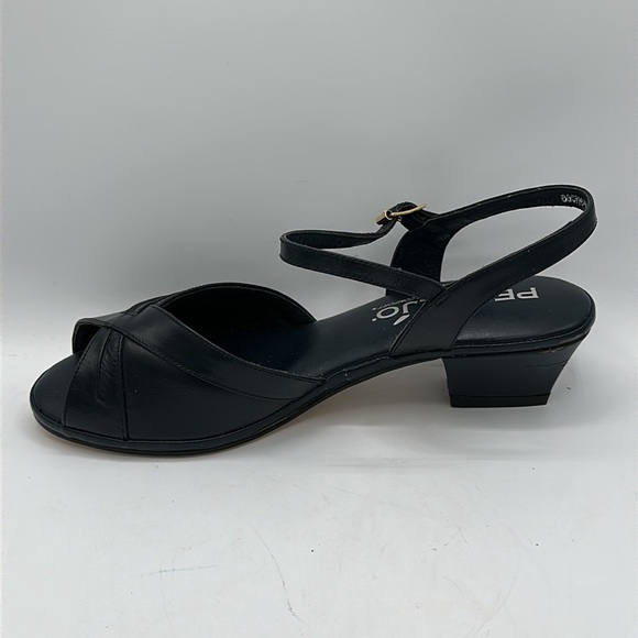 Penaljo black ankle strap sandals, size 5.5 - Picture 7 of 10